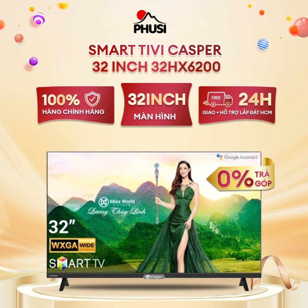 Smart Tivi Casper 32 inch 32HX6200