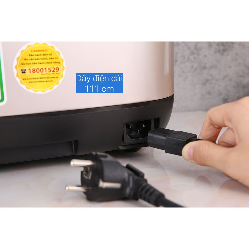 Nồi cơm điện Toshiba 1 Lít RC-10IX1PV - Chính Hãng, Mới, Full Box