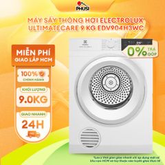 Máy Sấy Thông Hơi Lồng Ngang Electrolux UltimateCare 9 kg EDV904H3WC