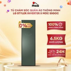 Tủ chăm sóc quần áo thông minh LG Styler Inverter 5 móc S5GOC
