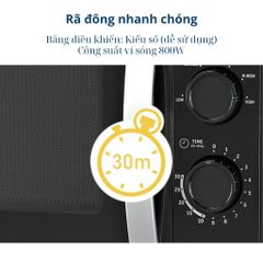 Lò vi sóng Whirlpool để bàn 20L MS2003WV - Bảo Hành 2 Năm