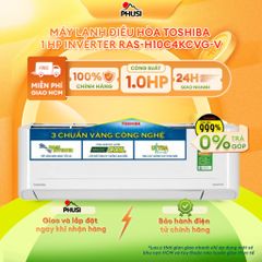 Máy lạnh điều hòa Toshiba 1 HP Inverter RAS-H10C4KCVG-V