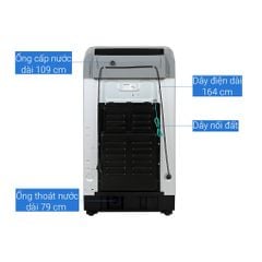 Máy giặt Panasonic Inverter 9.5kg NA-FD95X1LRV -