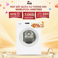 Máy sấy thông hơi Whirlpool 7 kg AWD712S2