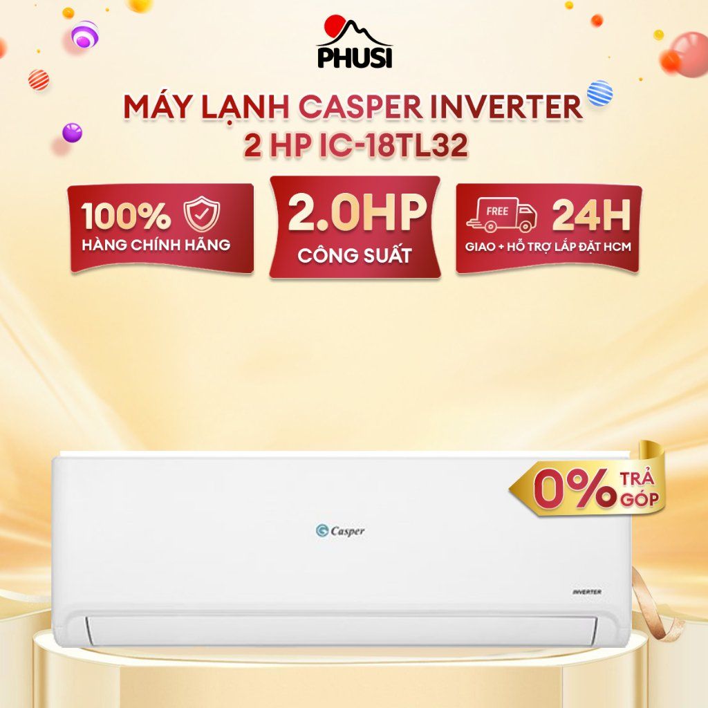 Máy lạnh Casper Inverter 2 HP IC-18TL32