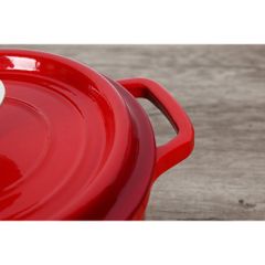 Nồi gang đúc tráng men chống dính Rapido - Nồi gang nhiều size 20cm, 22cm, 24cm RK20-RD RK22-RD RK24-RD