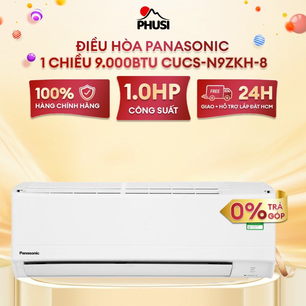 Máy lạnh Panasonic 1 HP 1 Chiều CU/CS-N9ZKH-8