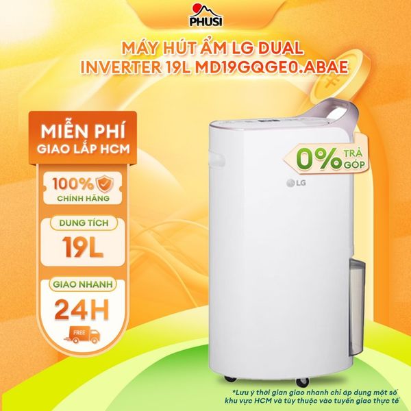MD16GQSE0| MD19GQGE0 Máy hút ẩm LG Dual Inverter 16L/ 19L