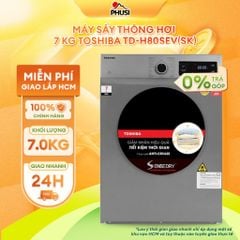 Máy sấy thông hơi 7 kg Toshiba TD-H80SEV(SK)