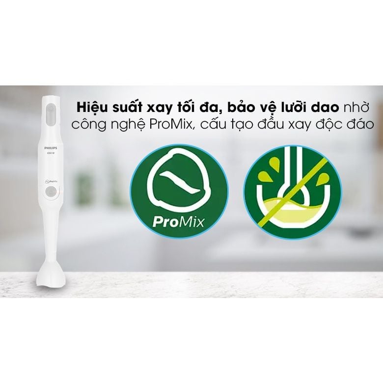 Máy xay sinh tố cầm tay Philips HR2531 - HR2531/00 - Chính Hãng, Mới, Full Box
