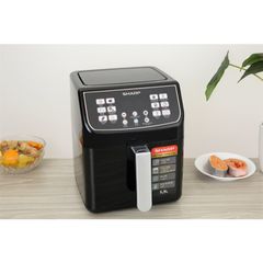 Nồi chiên không dầu Sharp KF-AF55EV-BK 5.5 lít Hàng Mới Chính Hãng 12 tháng