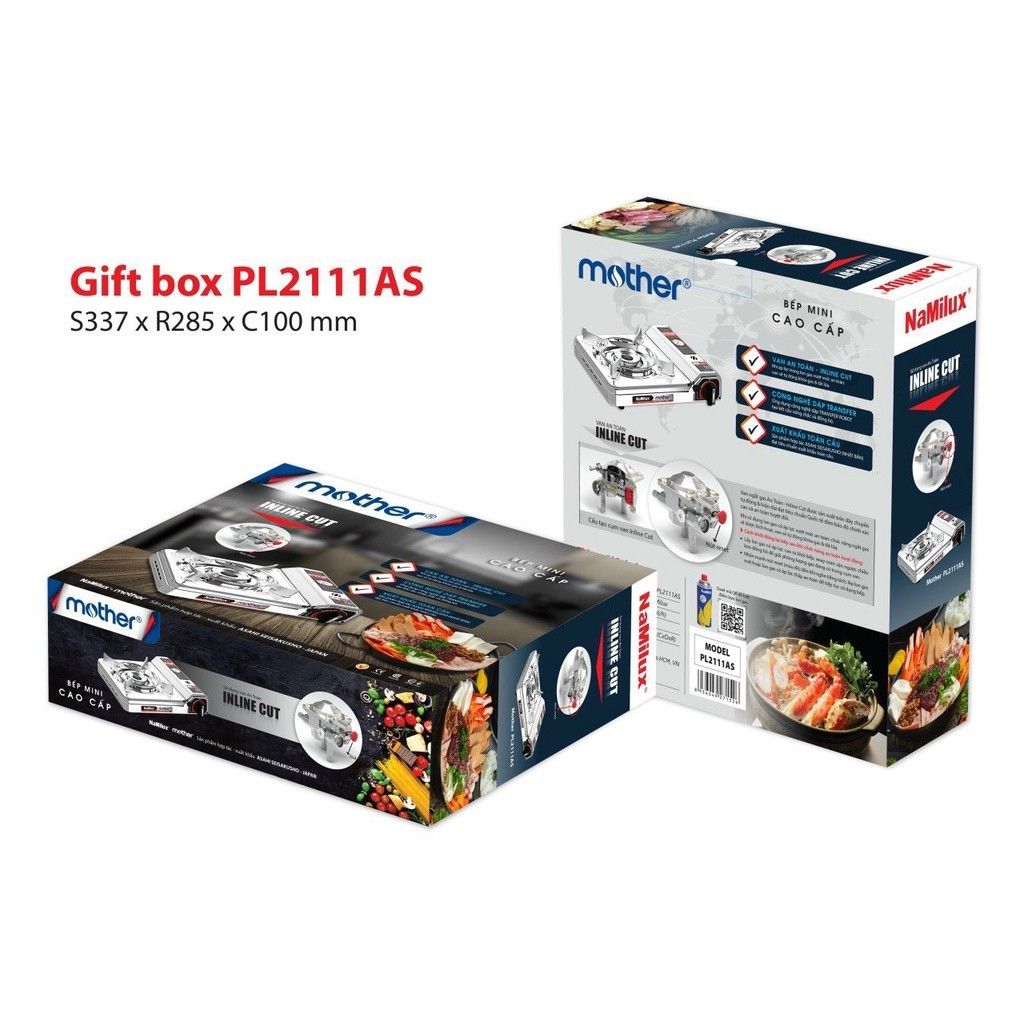 Bếp gas mini du lịch Namilux mother PL2111AS