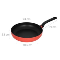 Chảo nhôm chống dính đáy từ 24 cm Supor Trendy H22104-J24A