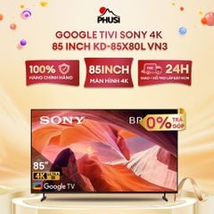 Google Tivi Sony 4K 85 inch KD-85X80L VN3