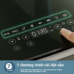 Nồi Chiên Không Dầu Philips HD9257/80, 5.6Lit - 1700W, Mặt Kính Quan Sát Thực Phẩm, Bảo Hành Chính Hãng 2 Năm