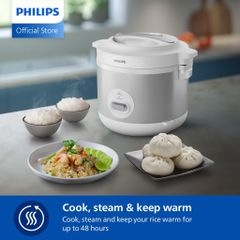 Nồi cơm điện Philips Series 1000 HD3008/30 1.8 lít 780W - Hàng Chính Hãng