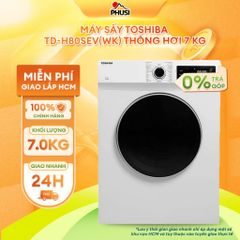 Máy Sấy Thông Hơi Lồng Ngang Toshiba 7kg TD-H80SEV(WK)