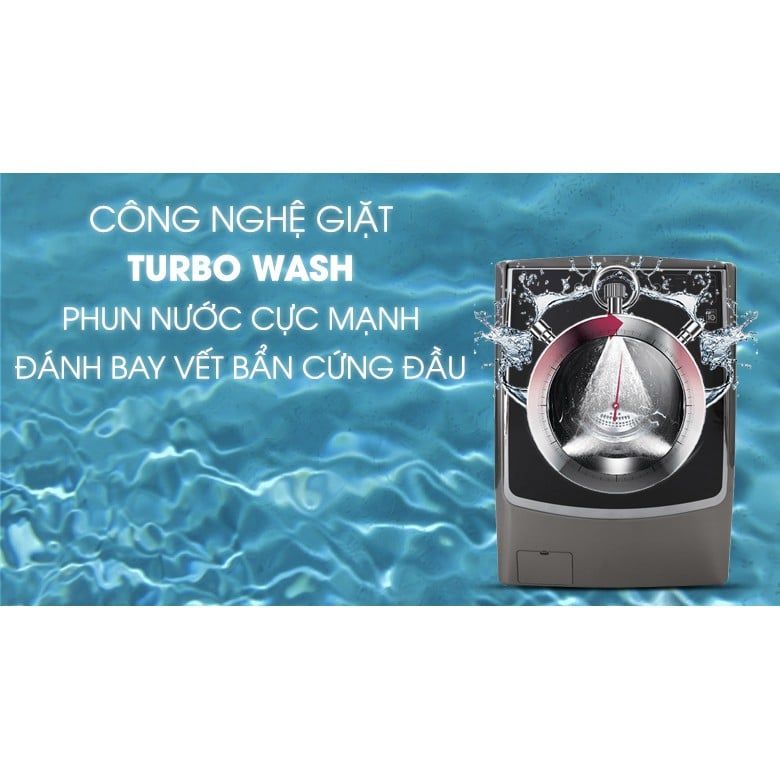 Máy Giặt Sấy Lồng Ngang LG Inverter giặt 21 kg - sấy 12 kg F2721HTTV