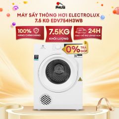 Máy sấy thông hơi Electrolux 7.5 kg EDV754H3WB