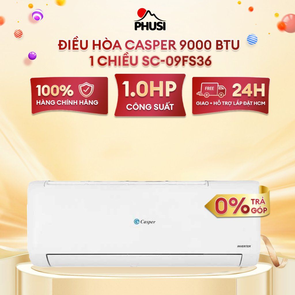 Điều Hòa Casper 9000 BTU 1 Chiều SC-09FS36