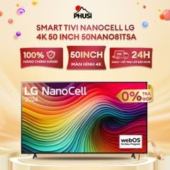 Smart Tivi NanoCell LG 4K 50 inch 50NANO81TSA
