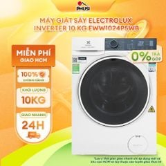 Máy Giặt Sấy Lồng Ngang Electrolux Inverter 10 kg EWW1024P5WB