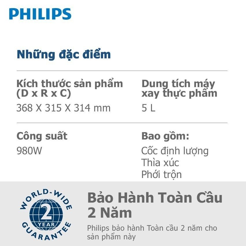 Nồi áp suất điện tử PHILIPS 5L HD2136/66 - Hàng Chính Hãng