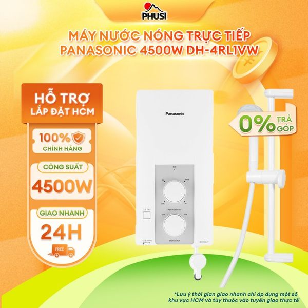 Máy nước nóng trực tiếp Panasonic 4500W DH-4RL1VW