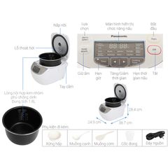 Nồi cơm điện Bluestone RCB-5985S 1.5 lít - Chính Hãng, Mới, Full Box