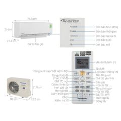 Máy Lạnh Panasonic RU18AKH-8 2.0HP Inverter 2024 – Wifi