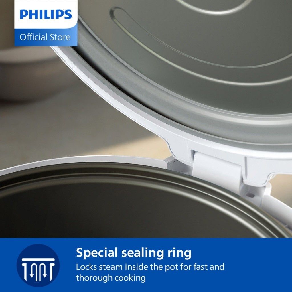 Nồi cơm điện Philips Series 1000 HD3008/30 1.8 lít 780W - Hàng Chính Hãng