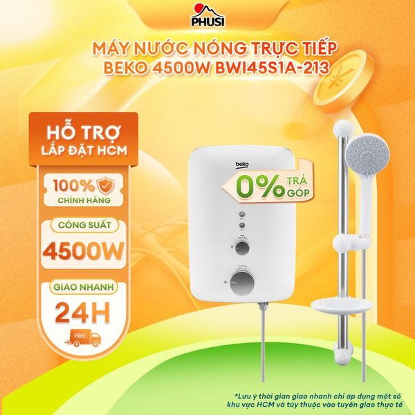 Máy nước nóng trực tiếp Beko 4500W BWI45S1A-213 -
