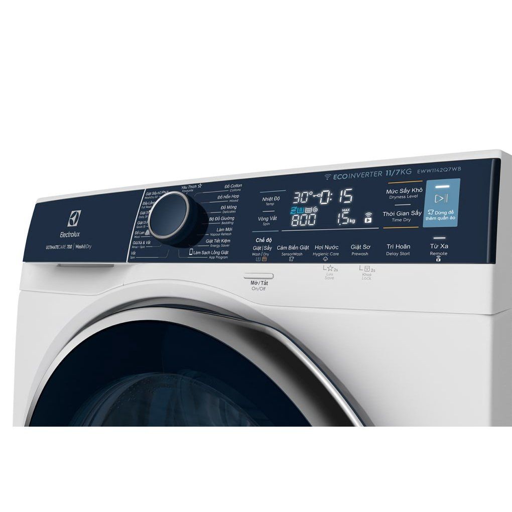 Máy giặt sấy Electrolux Inverter 11 kg EWW1142Q7WB