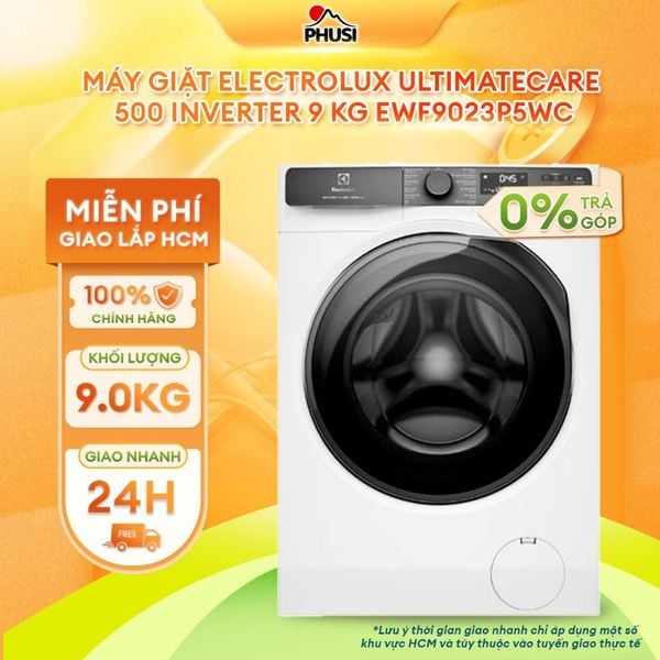 Máy giặt Electrolux UltimateCare 500 Inverter 9 kg EWF9023P5WC