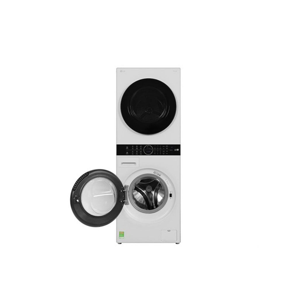 Tháp giặt sấy LG WashTower Inverter giặt 14 kg - sấy 10 kg WT1410NHE