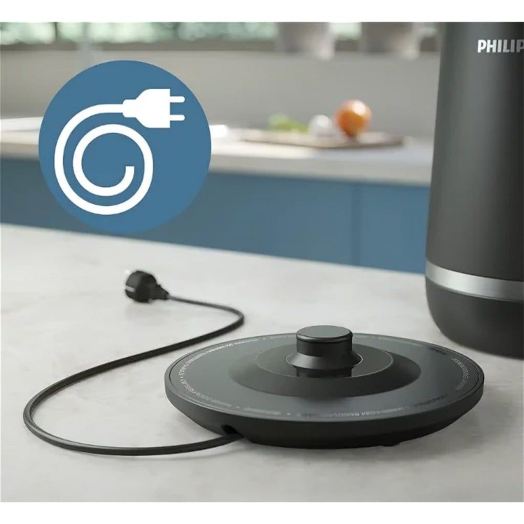 Bình đun siêu tốc Philips HD9395/90 dung tích 1.7 lít, bảo hành 2 năm| Hàng chính hãng