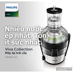 Máy ép trái cây PHILIPS HR1863 /20 800W - Hàng Chính Hãng
