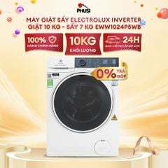 Máy Giặt Sấy Lồng Ngang Electrolux Inverter 10 kg EWW1024P5WB