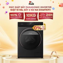 Máy Giặt Sấy Panasonic Inverter Giặt 10 KG, Sấy 6 KG NA-S106FR1PV