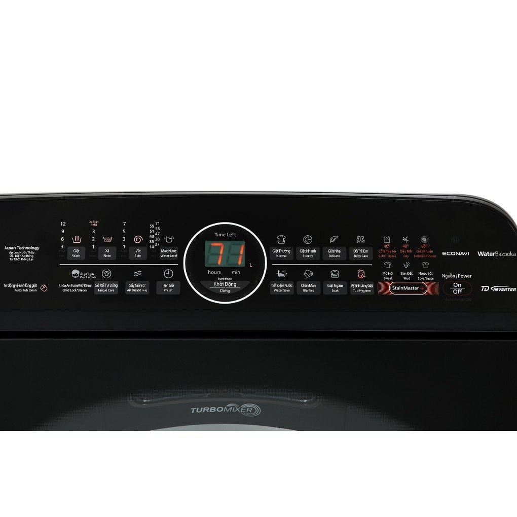 Máy Giặt Lồng Đứng Panasonic Inverter 9.5 Kg NA-FD95V1BRV