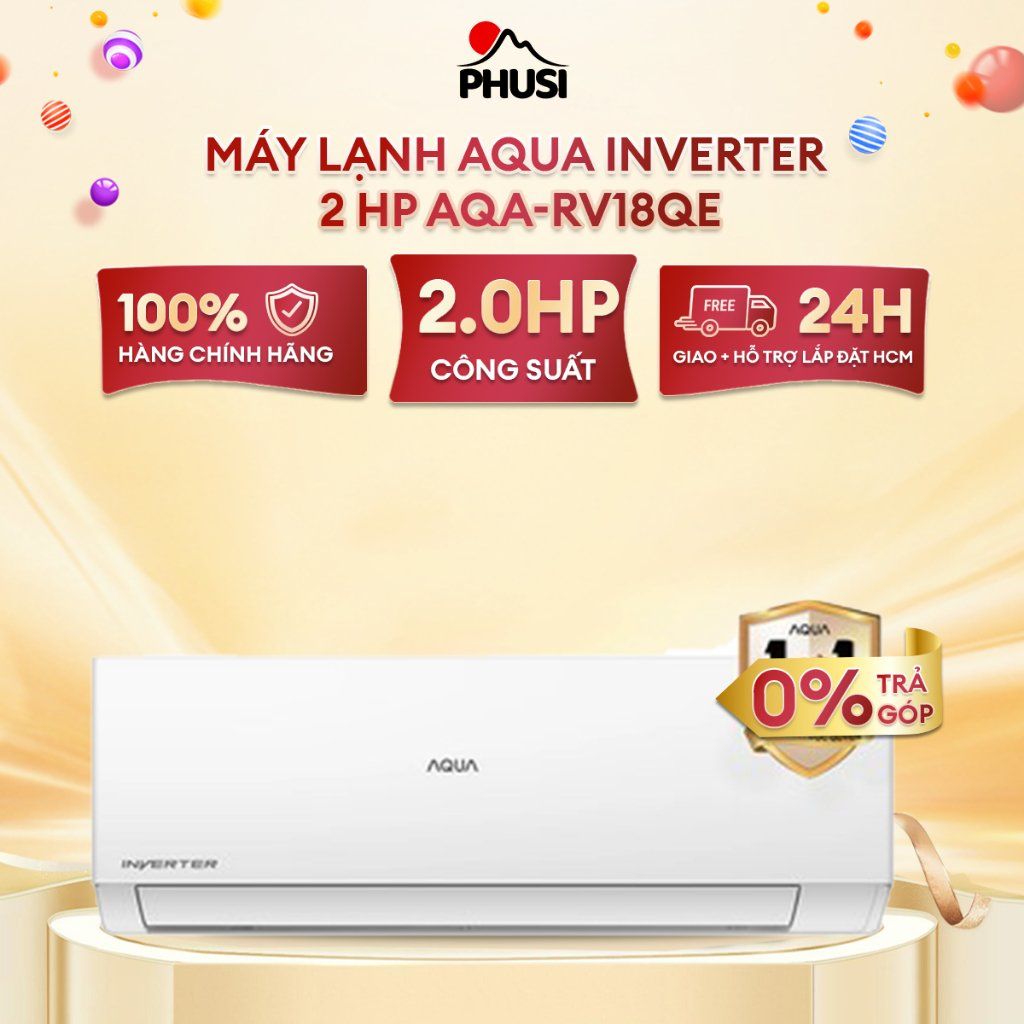 Máy lạnh AQUA Inverter 2 HP AQA-RV18QE