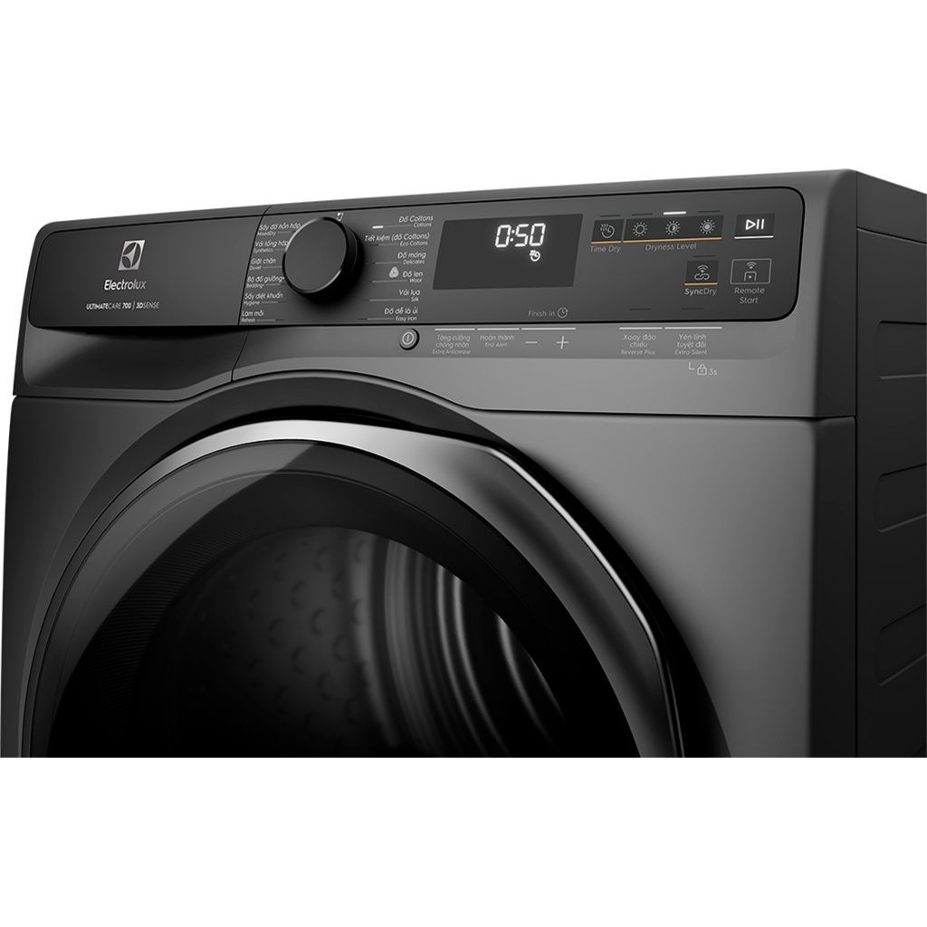 Máy Sấy Bơm Nhiệt Lồng Ngang Electrolux UltimateCare 9 kg EDH903R7SC