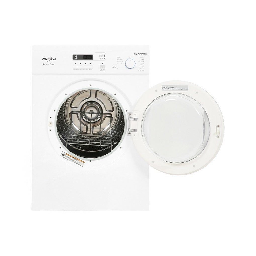Máy sấy thông hơi Whirlpool 7 kg AWD712S2