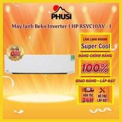 [ Lắp đặt có phí HCM] Máy lạnh Beko Inverter 1 HP RSVC10AV - Chức năng tự làm sạch, Màn hình hiển thị nhiệt độ trên dàn lạnh, Hẹn giờ bật tắt máy, Cảm biến nhiệt độ thông minh RealSet - [ HỖ TRỢ GIAO TỈNH ]
