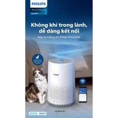 Máy lọc không khí Philips AC0850/20 - Phạm vị lọc 49m2 - Kiểm soát và theo dõi chất lượng không khí qua app Air+