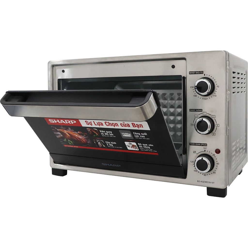 Lò nướng Sharp EO-A323RCSV-ST 32 lít - Chính Hãng, Mới, Full Box
