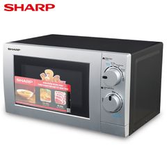 Lò vi sóng Sharp để bàn 20 lít R-209VN-SK Chuông báo, Khoang lò có đèn- Chính Hãng, Mới, Full Box