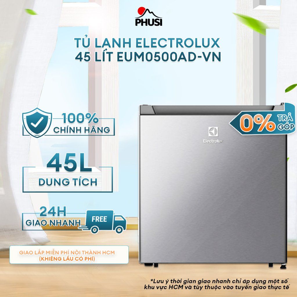 Tủ lạnh Electrolux 45 lít EUM0500AD-VN
