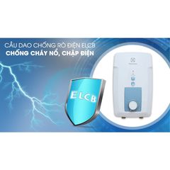Máy nước nóng Electrolux EWE451GX-DWB (Trắng phối xanh) - Chính Hãng, Mới, Full Box
