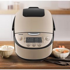 Nồi cơm điện tử Toshiba RC-18DR3PV(G) dung tích 1.8L - Bảo hành chính hãng 12 tháng